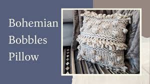 See more ideas about knitting, knitting patterns, knit crochet. Bohemian Bobbles Throw Pillow Free Knitting Pattern The Snugglery