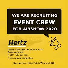 Guilford sunday 4th august my client is seeking a dedicated and enthusiastic team to work as pit stop crew out near. Event Crew For Singapore Airshow 2020 Jobs Internships Others On Carousell