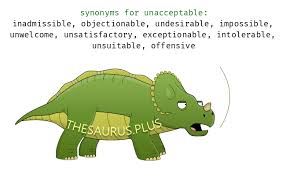 Words Acceptable And Unacceptable Have Opposite Meaning
