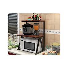 Check spelling or type a new query. Indian Decor 45600 Two Tier Black Kitchen Shelf Microwave Oven Rack Kitchen Metal Storage Rack Modern Multi Function Rack Size 60 X 38 X 75cm Amazon In Home Kitchen