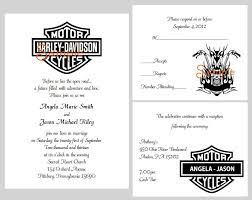 Harley Davidson Wedding Invitations And Templates Custom Harley Davidson Motorc Motorcycle Wedding Invitations Harley Davidson Wedding Motorcycle Wedding