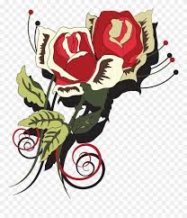 Menggambar bunga ornamen dengan mudah. Ornamen Bunga Dan Vektor Clipart 5213253 Pinclipart