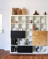 Top 10 Ikea Kallax Ideas And Paint Colours That Match Ikea Products Black Brown And White Ikea Expedit Shelf Home Diy Ikea Diy