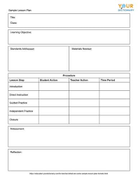 All the information you i found a page which just has some amazing daily lesson plan templates for every teacher. What Are Some Sample Lesson Plan Formats Easy Templates