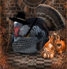 You already know the chicken dance, but have you seen the turkey dance? Second Life Marketplace Animated Thanksgiving Turkey Guard