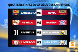 Calendrier / résultats ligue des champions : Ligue Des Champions Le Tirage Complet Des Quarts De Finale 2018 Produsat Team