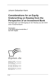 Small business administration, is dedicated to providing an unparalleled level of banking experience when it comes to obtaining sba loans. Bod Leseprobe Considerations For An Equity Underwriting On Nasdaq From The Perspective Of An Investment Bank