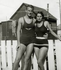 25-year-old John Wayne with first wife Josephine Saenz in 1932.