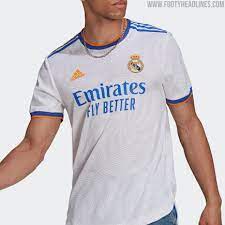 Rechtzeitig zur nächsten saison wirst du in unserem shop auch wieder die neuen real madrid trikots 2021/2022 günstig kaufen können. Real Madrid 21 22 Home Kit Released Footy Headlines