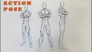 Action Pose Folded Arms Youtube When there is no details and only the… action pose folded arms