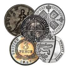 The other side typically shows a notable historic figure, landmark or national symbol. British Coin Denominations From Roman Times Chards
