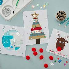 Create a festive holiday wreath for a christmas card using stampin' up!'s pretty pines thinlits dies and swirly scribbles thinlits dies. Christmas Card Craft Ideas For Kids Wild Orchid Craft Craft Ideas
