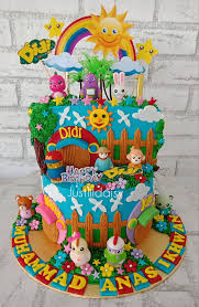 Can you decorate all of them with tons of awesome and bright colors? Just Lildaisy Ampang Didi And Friends Cake