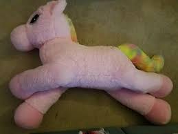 This cute little unicorn toy takes the fun up a notch or two with an amazing feature to delight your olfactory lily rose unicorn is the most elegant stuffed animal featuring gold sparkly accents and blossoms on her haunches. Jumbo Giant Pink Unicorn Plush Big Stuffed Animal Large Huge 4ft Nwot Shelf Wear Ebay