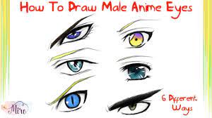 How To Draw Male Anime Eyes From 6 Different Anime Series Step By Step Youtube These types of eyes are usually much narrower (vertically) and are often used for older male characters. how to draw male anime eyes from 6 different anime series step by step