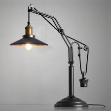 Vintage Black Farmhouse Single Light Table Lamp Beautifulhalo Com