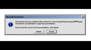 Selain itu ada beberapa error yang sering terjadi, di bawah ini ada lagi jenis error yang sering terjadi. How To Solve Problem Powerpoint Found A Problem With Content By E Angkor Tech