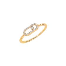 Shop messika jewelry at neiman marcus. Messika Yellow Gold Ring With Diamonds Move Uno 5605mk04705 Yg Pere Quera 1887