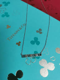 Check your email for the code. Tiffany Co Atlas Bar Necklace Pendant Women S Fashion Jewellery On Carousell