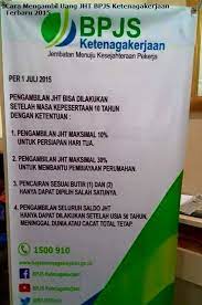 Satu hal lagi yang perlu dipahami oleh para peserta bpjs tk dari adanya peraturan baru adalah ketika peserta sudah mencairkan jht yang sebesar 10% atau 30%, maka peserta bpjs tk tidak bisa mencairkan jht secara bertahap lagi. Cara Mencairkan Dan Mengambil Uang Jht Bpjs Ketenagakerjaan Terbaru 2015