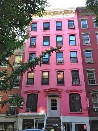 Pretty In Pink Houses All Over New York City New York Brownstone Pink Houses New York City