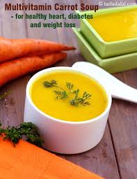 Healthy Carrot Soup Recipe Carrot And Yellow Moong Dal Soup Indian Recipe In 2021 Carrot Soup Veg Soup Recipes Veg Soup
