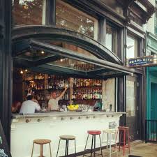 Awesome New Neighborhood Oyster Bar Glass Garage Door Door Bar Bar Design Restaurant