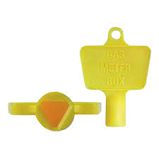 There's nothing as frustrating as losing the key to your padlock. Asec Yellow Plastic Meter Box Key