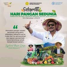 Peringatan hari pangan sedunia tahun ini menjadi kedua . Portal Ppid Kementerian Pertanian Ri