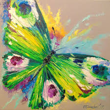 Butterfly Oil Painting On Canvas Butterfly Nature Insect Colorful Oil Impressionism Oil Painting Nature Butterfly Art Painting Butterfly Painting