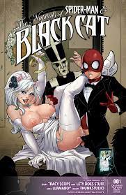 The Nuptials of Spider-Man & Black Cat- LLamaboy - Porn Cartoon Comics