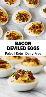 Bacon Deviled Eggs How To Make Deviled Eggs With Bacon Downshiftology In 2020 Bacon Deviled Eggs Devilled Eggs Recipe Best Deviled Eggs Recipe