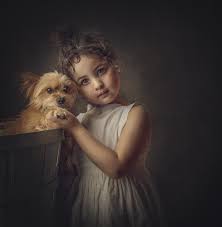 I Love My Pet Painterly Tutorial Pc Kids Portraits Photography Fine Art Portrait Photography Child Photography Girl