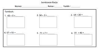 Lembaran kerja matematik tahun 1. Https Www Waktusolat Net Cikgu Vee Blogspot Com 2011 12 Lembaran Kerja Html