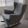 Ruhegleiter mit hocker relaxsessel schaukelsessel sessel zum. 1