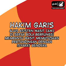 Tugas wasit pertama sepak bola. Gorila Sport Sinyal Bendera Asisten Wasit Sepak Bola Dari Pinggir Lapangan