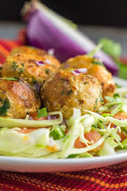 Maybe you would like to learn more about one of these? Fish Taco Balls Over Pico De Gallo Slaw