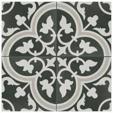 Grey floor tiles home depot. White Black Porcelain Tile Tile The Home Depot