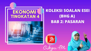 Kertas soalan peperiksaan percubaan spm, ujian, pertengahan tahun, akhir tahun, kbat, karangan, novel, buku teks tingkatan 4, tingkatan 5. Koleksi Soalan Esei Ekonomi Jawapan Bahagian A Format Spm Bab 2 Pasaran Youtube
