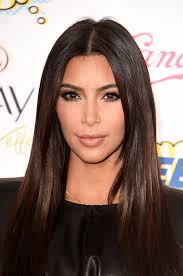 Kim Kardashian Kim Kardashian Hair Straight Hairstyles Hair Styles