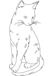 Fluffy Cat Coloring Page Cat Coloring Page Animal Coloring Pages Unicorn Coloring Pages