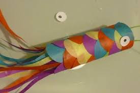 Atelier Diy Koinobori Artisanat De Poissons Atelier Enfant Artisanat Pour Enfants
