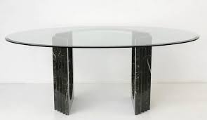 Discover prices, catalogues and new features. Marble And Beveled Glass Top Oval Dining Table 1970s For Sale At Pamono