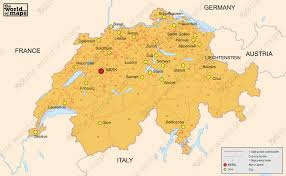 Search and share any place. Digital Postcode Map Switzerland 2 Digit 527 The World Of Maps Com