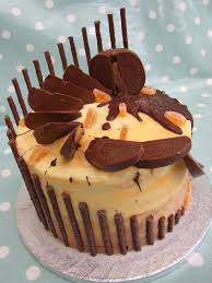 Chocolate Orange Cake With Terry S And Matchmakers Candied Orange And Swirly Buttercream Orange Chocolate Cake Terrys Chocolate Orange Cake Chocolate Cake Designs