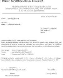 Contoh proposal ijin operasional sekolah smp. 9 Contoh Surat Resmi Yang Baik Benar Sesuai Eyd Sekolah Menengah Smp Pemerintah