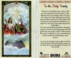 Would god have chosen to reveal himself to us as the one god who is father, son, and holy spirit, unless he knew that this would be important to our understanding of him and of our. Holy Trinity Prayer Card Laminated Glory Be To The Father Son And Holy Spirit Ebay