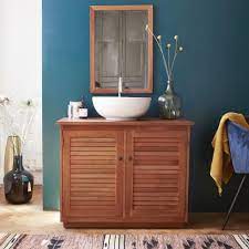 Choisissez le meilleur pour votre salle de bains. Tikamoon Loggia Solid Mahogany Washstand 97 Mobile Bagno Bagno Mobili