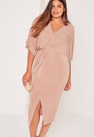 Find sequin wedding guest dresses and even satin wedding guest dresses at macy's. Plus Size Slinky Kimono Midi Dress Pink Missguided Wedding Guest Outfit Winter Plus Size Cocktail Dresses Plus Size Wedding Guest Dresses