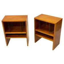 Pair Of Italian Rationalist Nightstands Or End Tables By Terragni 1930 End Tables Italian Mid Century Modern Modern End Tables